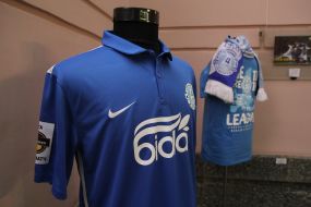 Soccer exhibition in Dnepr