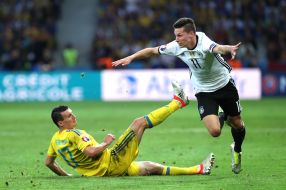 Euro 2016. Team Germany - Ukraine team