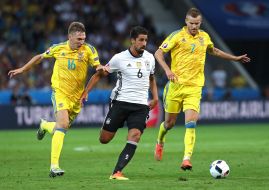 Euro 2016. Team Germany - Ukraine team