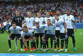 Euro 2016. Team Germany - Ukraine team