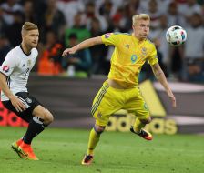 Euro 2016. Team Germany - Ukraine team