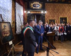 Петр Порошенко в музее Ханенко