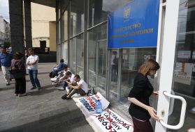 Protest of immigrants