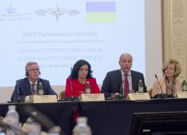 Pat Cox, Ivanna Klympush-Tsintsadze, Andrey Paruby, Raynell Andreychuk