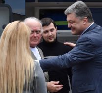 Petro Poroshenko meeting with Gennady Afanasyev and Yuri Soloshenko