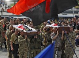 Farewell to the soldiers of "Right Sector"