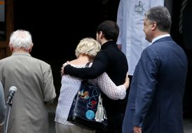 Petro Poroshenko meeting with Gennady Afanasyev and Yuri Soloshenko