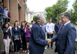 Petro Poroshenko and Leonid Klymenko