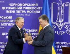 Petro Poroshenko and Leonid Klymenko