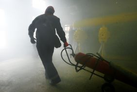 Teachings of rescuers on gas storage