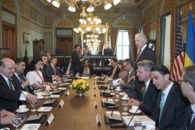 Зустріч Володимира Гройсмана і Джо Байдена