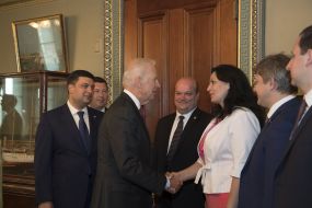 Зустріч Володимира Гройсмана і Джо Байдена