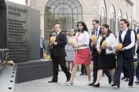 Members of the Ukrainian delegation
