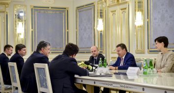 Petr Poroshenko and Ilkka  Kanerva