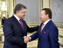 Petr Poroshenko and Ilkka  Kanerva