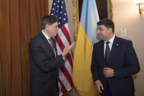 Володимир Гройсман та Джейкоб Лью