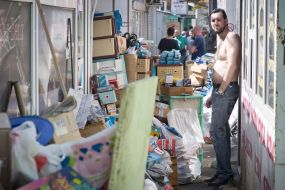 Погром на автомобильном рынке