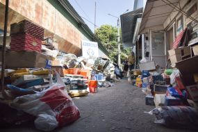 Погром на автомобильном рынке