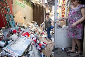 Погром на автомобильном рынке