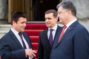 Павло Клімкін, Костянтин Єлісєєв, Петро Порошенко