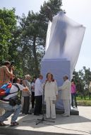 Monument to Andrii Malysgko opened in Kyiv