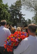 Monument to Andrii Malysgko opened in Kyiv