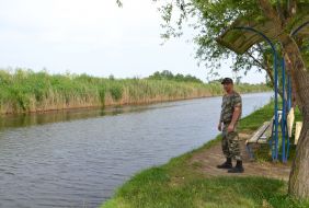Border check area beach