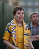 The fans in the fan zone