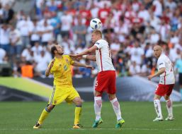 Euro 2016. Ukraine national team - national team of Poland