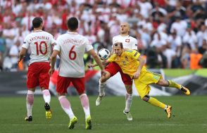 Euro 2016. Ukraine national team - national team of Poland