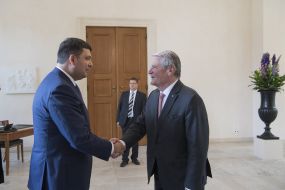 Vladimir Groisman and Joachim Gauck