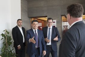 Vladimir Groisman, Hans-Joachim Fuhtel and Gerhard Müller