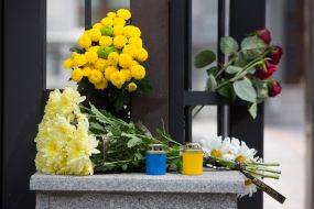 Flowers at the Turkish Embassy
