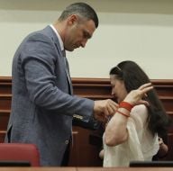 Vitali Klitschko gave Nina Matvienko award