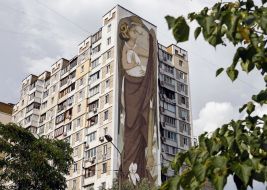 The biggest Byzantine fresco "Earth and Sky" in the world