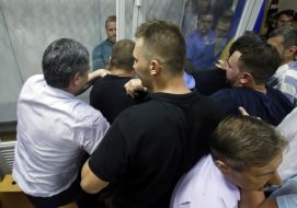 Clashes after the court session