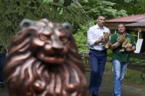 Vitaly Klychko and Kyrylo Trantin