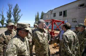 Petro Poroshenko and Stepan Poltorak