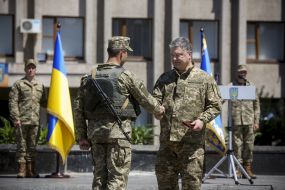 Petro Poroshenko on the celebrations