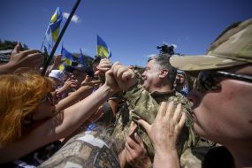 Petro Poroshenko on the celebrations