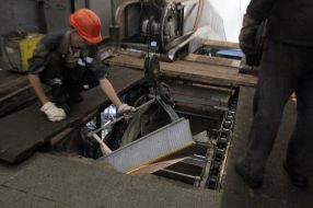 Repair of escalators at the metro station "Vokzalnaya"