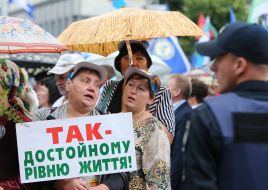 Participants of all-Ukrainian protest march