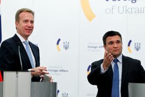 Павел Климкин и Берге Бренде