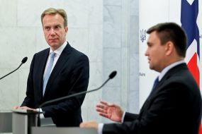 Павел Климкин и Берге Бренде