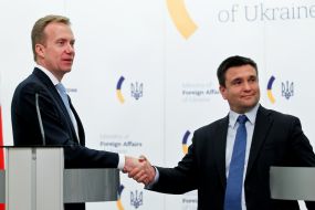 Павел Климкин и Берге Бренде