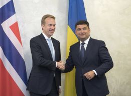 Владимир Гройсман и Берге Бренде