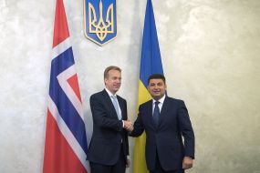 Владимир Гройсман и Берге Бренде