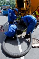 Demonstration of clearing of sewer networks