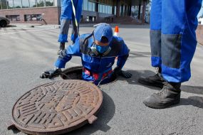 Demonstration of clearing of sewer networks