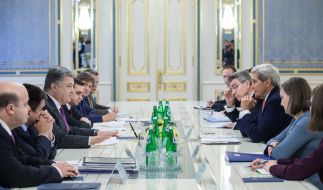 Meeting of Petro Poroshenko and John Kerry